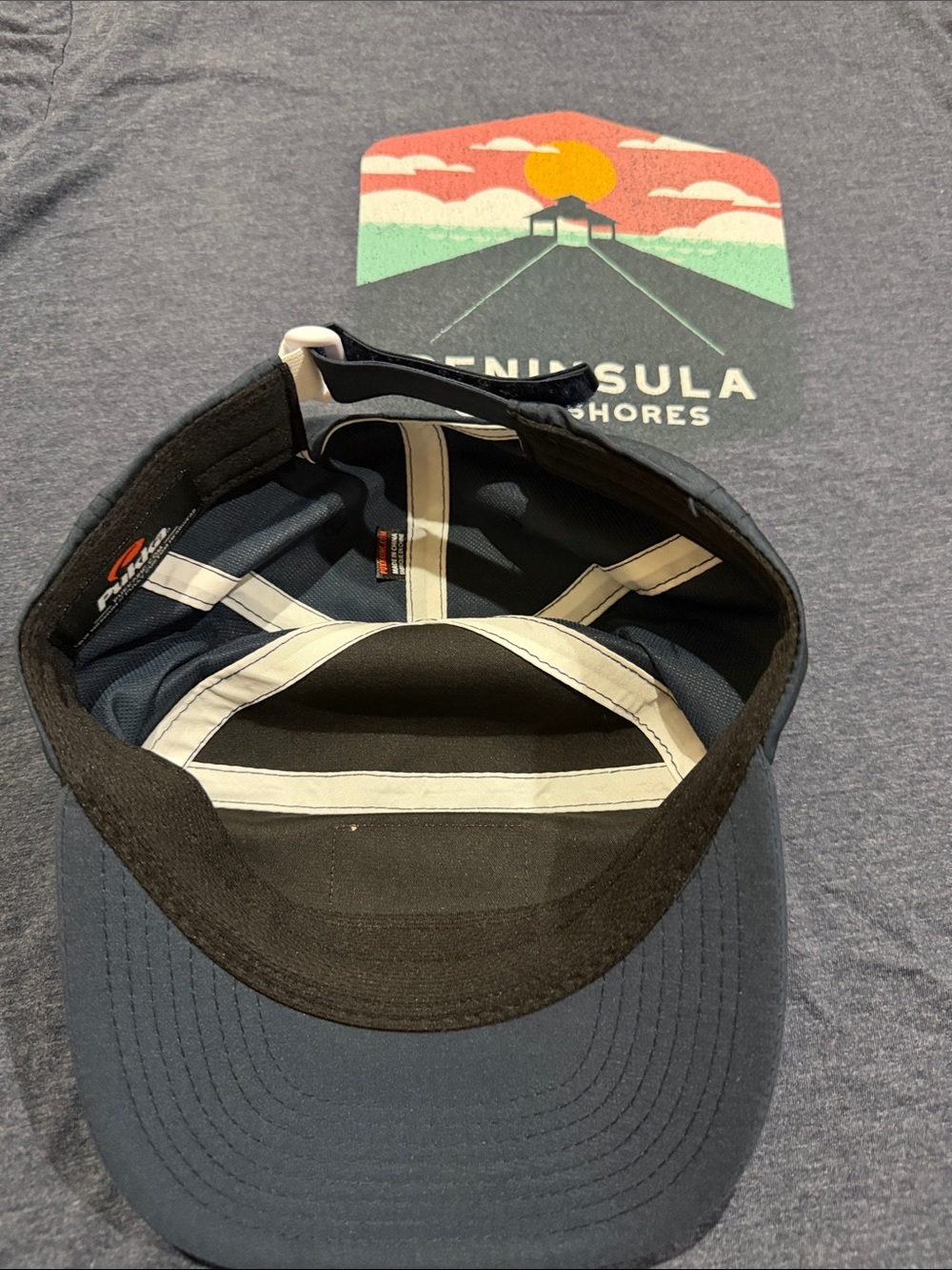 Gulf Shores Peninsula Golf & Racquet Club Men's Navy Graphic Tee and Hat Bundle - Picture 7 of 8